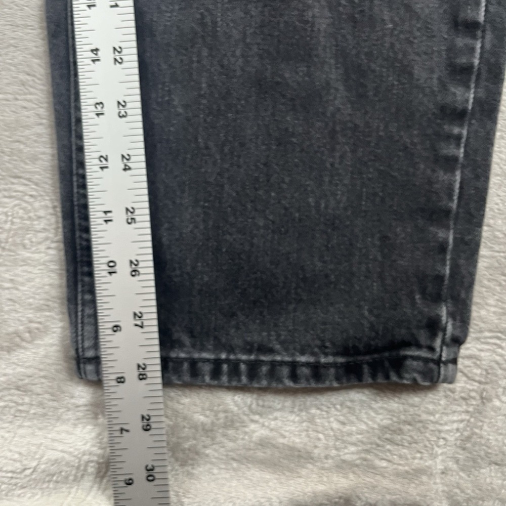 BDG Urban Outfitters High Rise Baggy Jeans Womens 27 Petite Black Distressed - Picture 4 of 8
